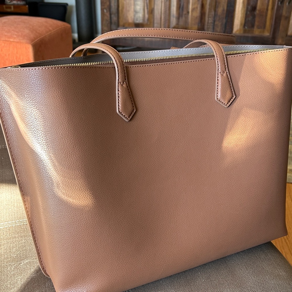 Quince Tan Tote Bag
